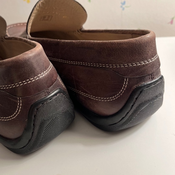 Ecco MENS Brown Driving Loafers Sz 45 (11-11.5) main image 4